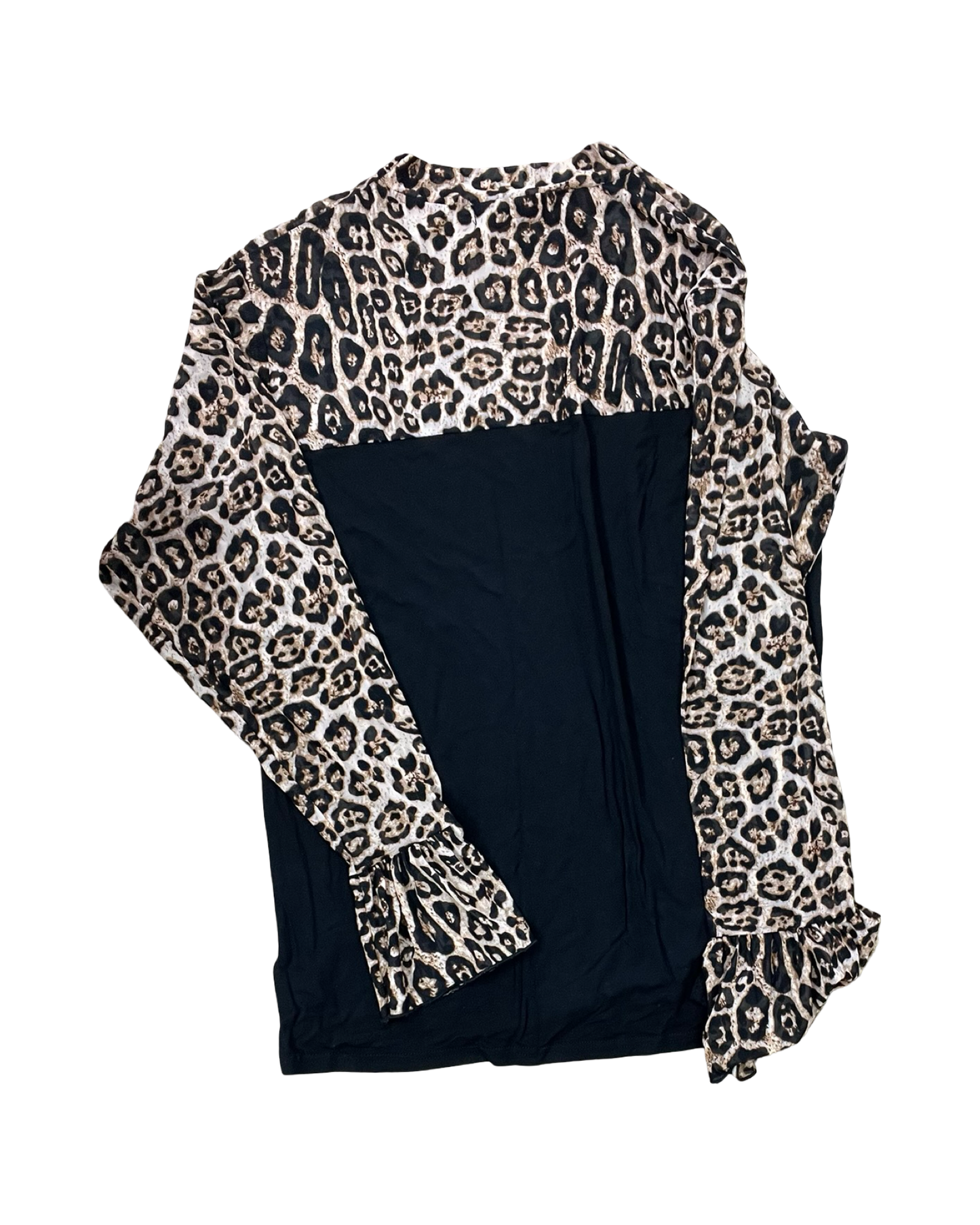 Top Ls By Clothes Mentor In Animal Print, Size:Xl