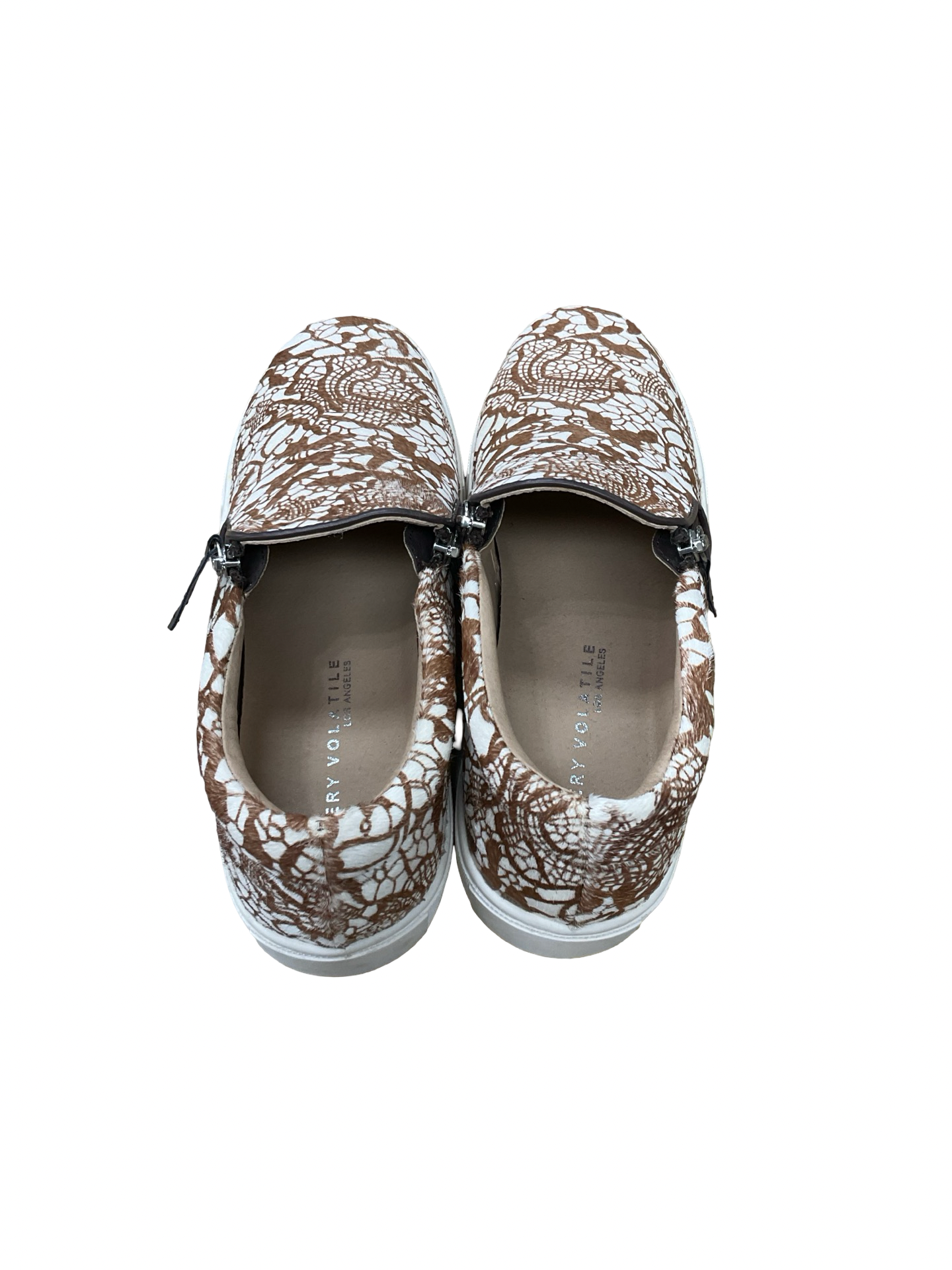 Shoes Sneakers By Very Volatile In Brown & Cream, Size:9.5