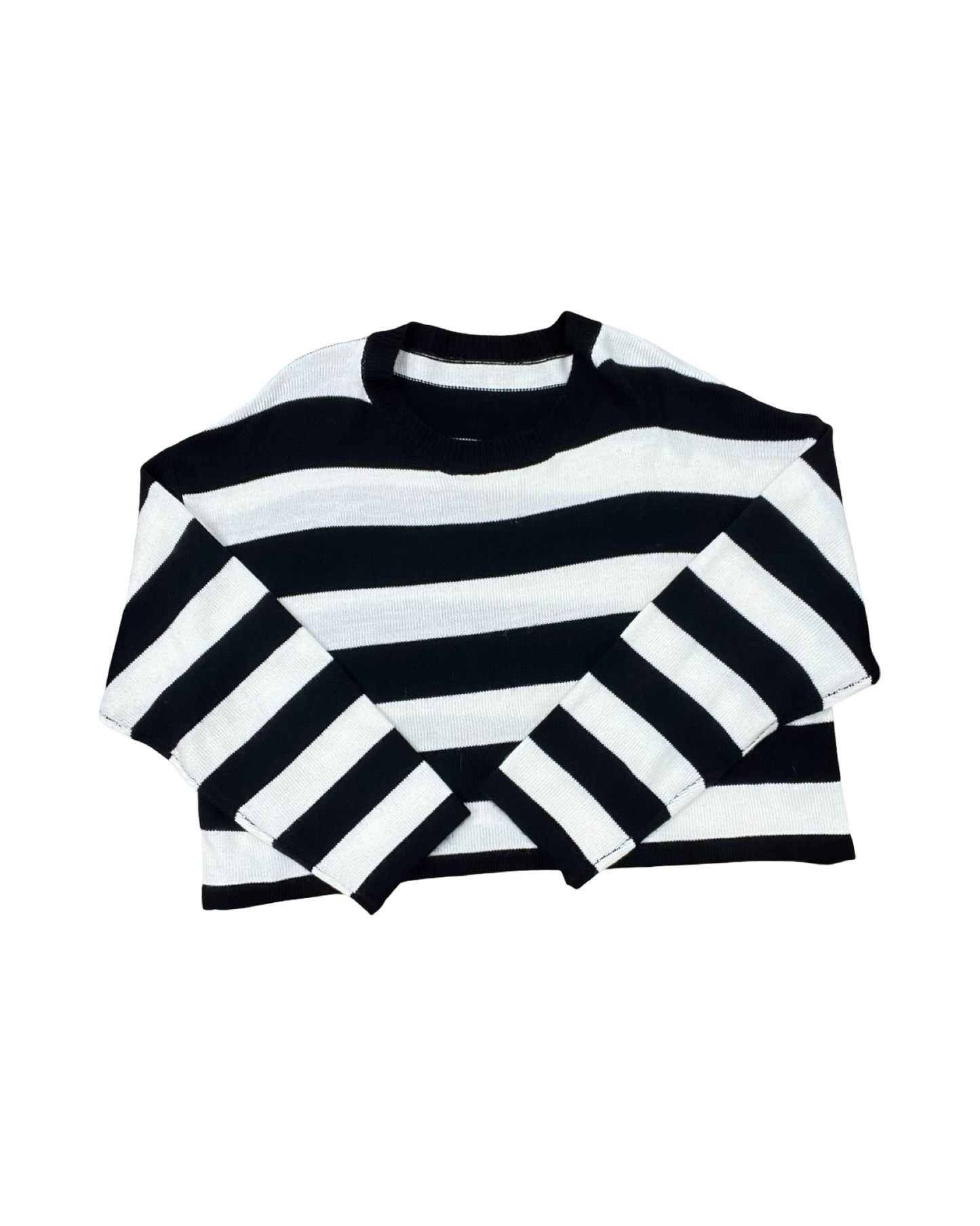 Sweater By Shein In Black & White, Size:3X