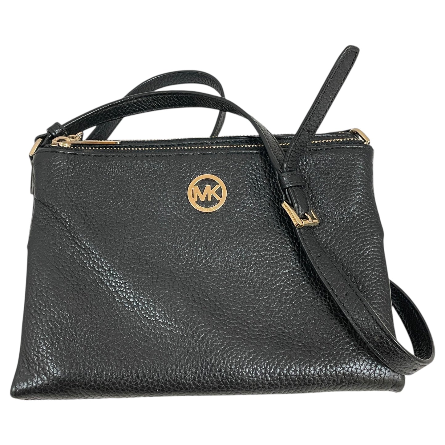Crossbody Designer By Michael Kors In Black, Size:Small