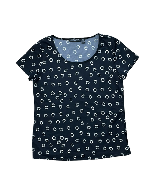 Top Ss By Notations In Black, Size:Sp