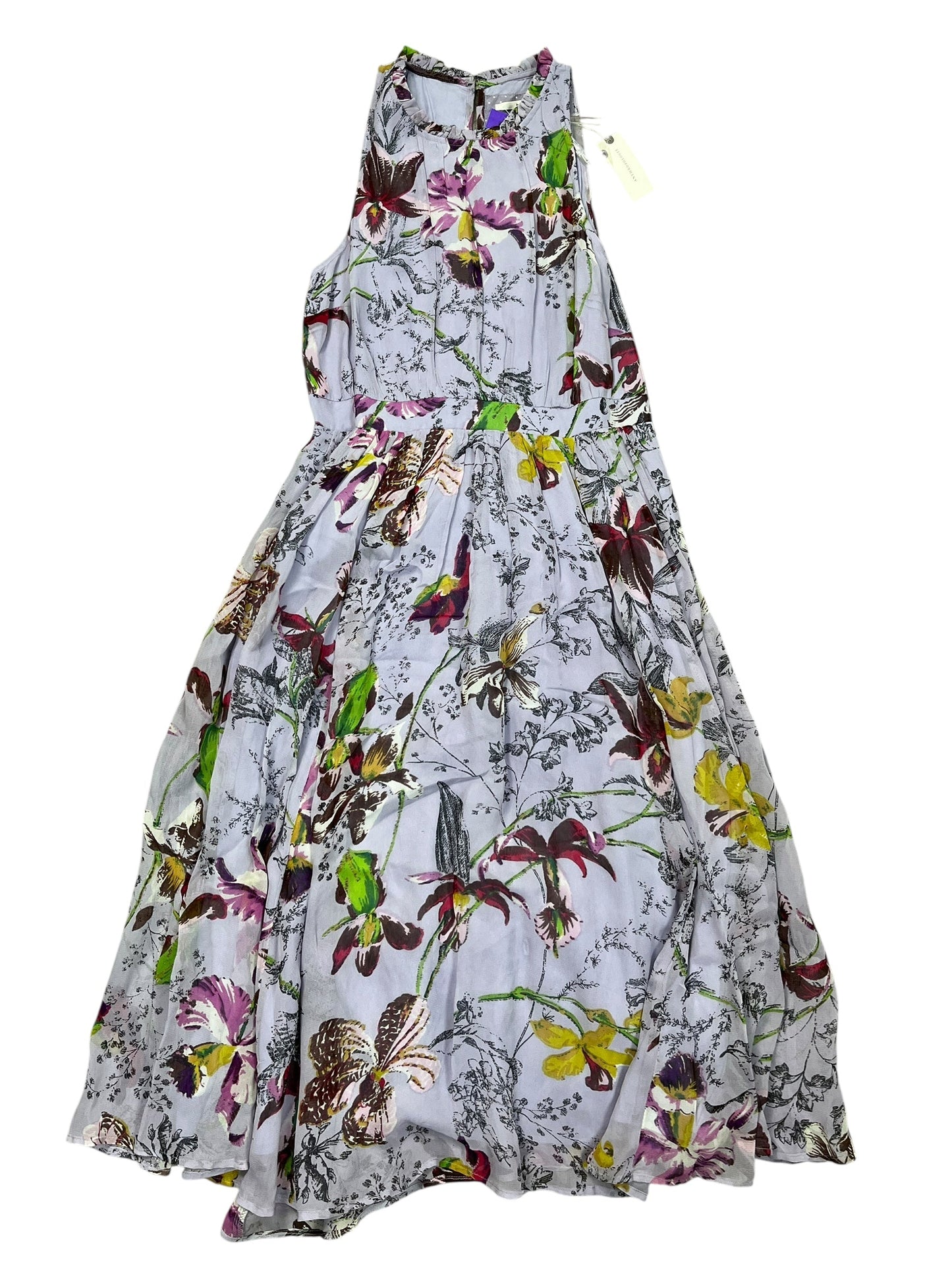 Dress Casual Midi By Anthropologie In Purple, Size:S