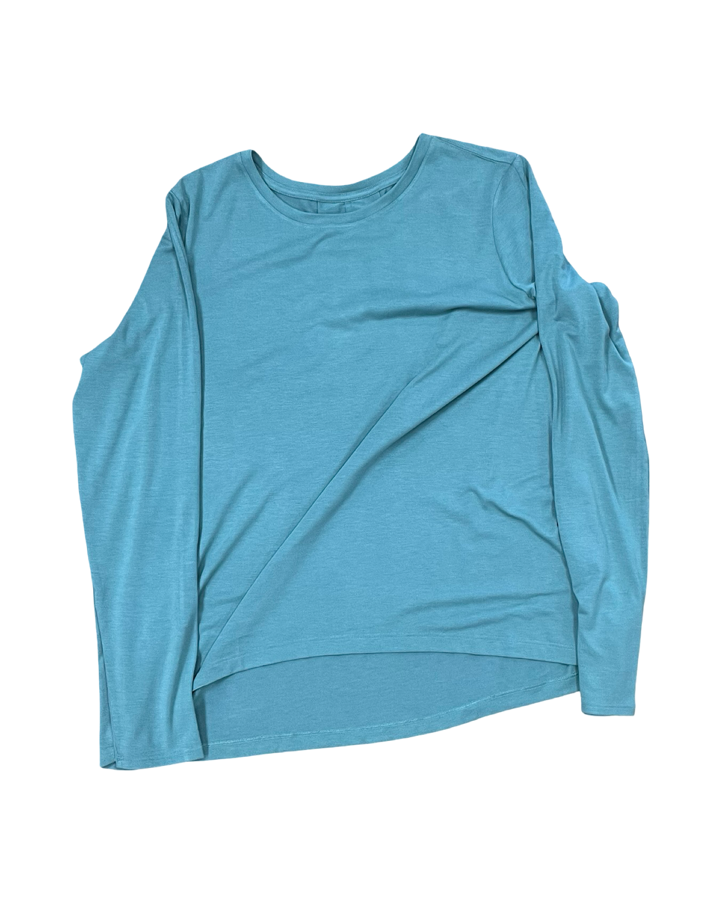 Athletic Top Ls Crewneck By Athleta In Green, Size:S
