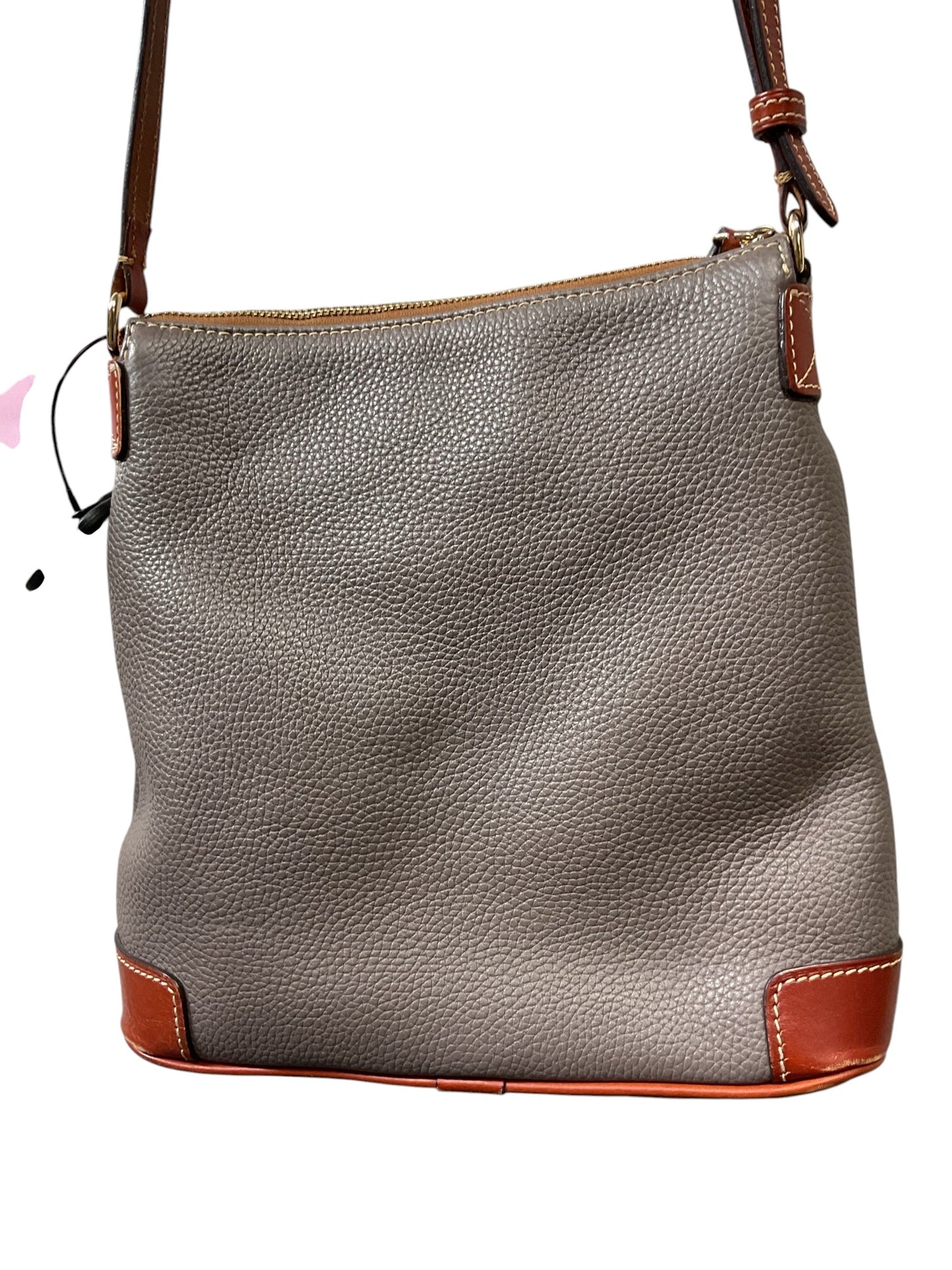 Crossbody Designer By Dooney And Bourke In Grey, Size:Medium