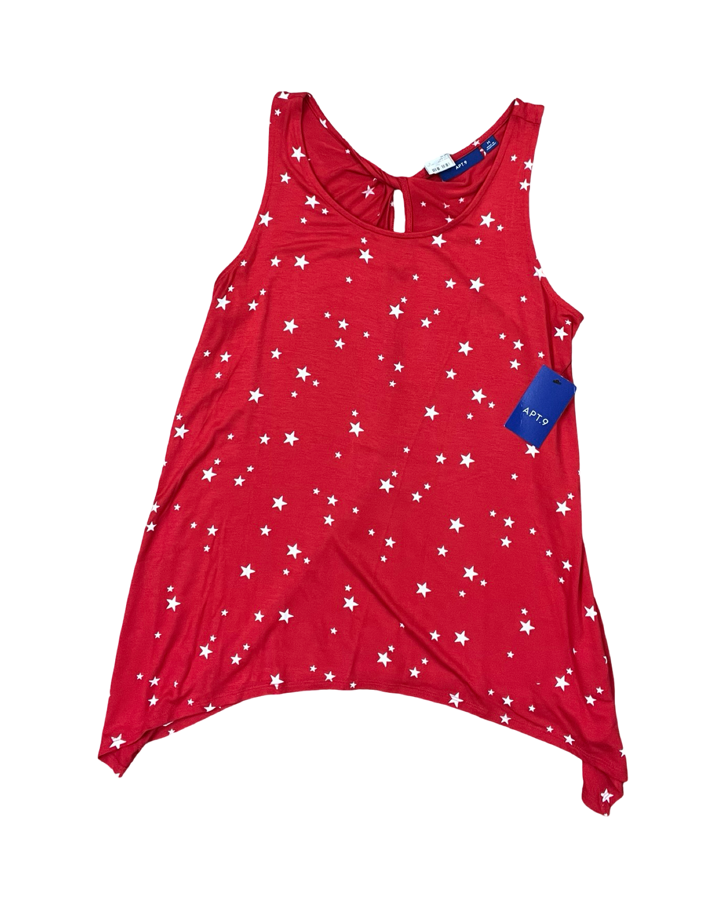 Top Sleeveless By Apt 9 In Red, Size:M