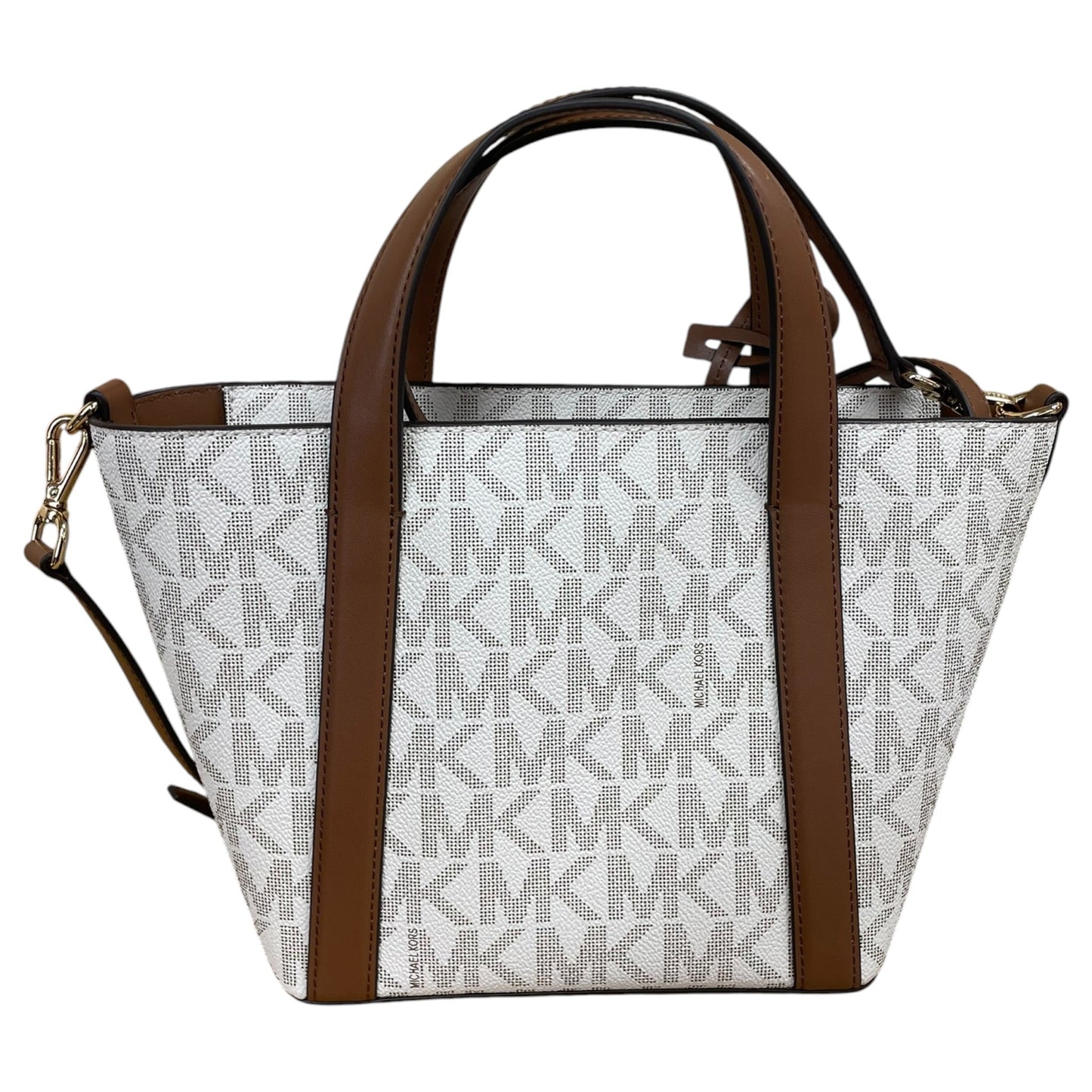 Crossbody Designer By Michael Kors In Cream, Size:Medium
