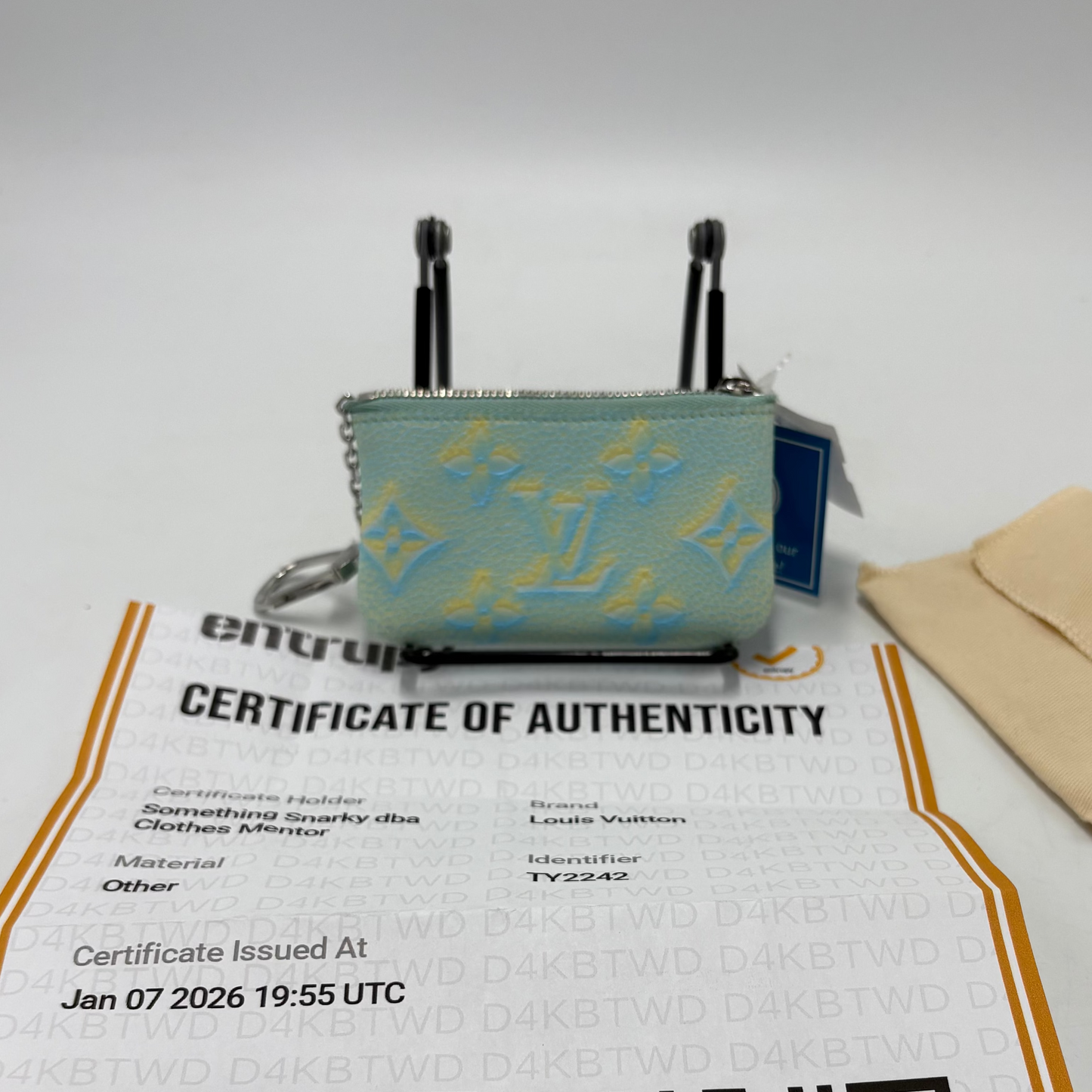 Louis Vuitton Empreinte Summer Stardust Luxury Key Pouch