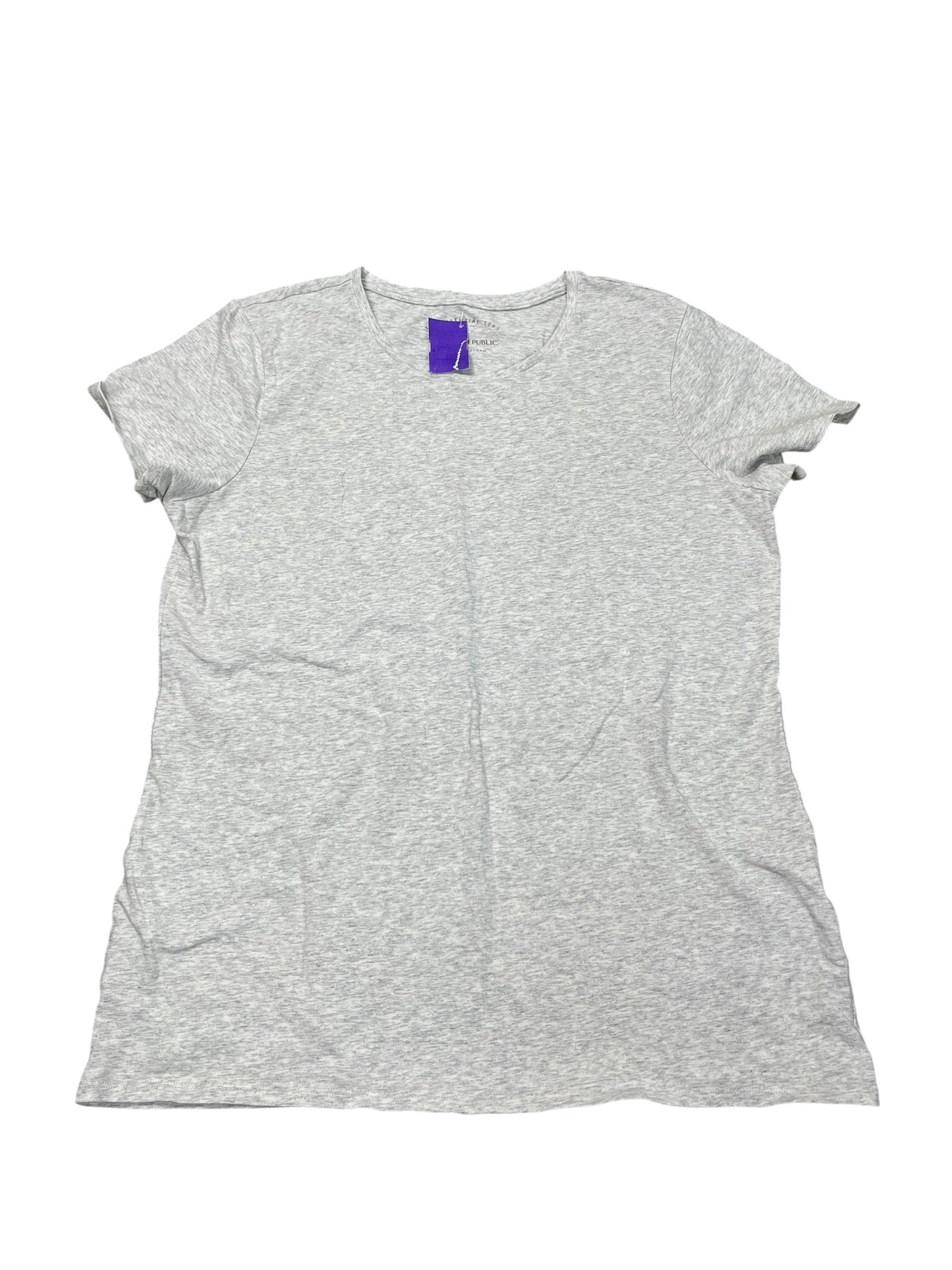 Top Ss Basic By Banana Republic In Grey, Size:Xl