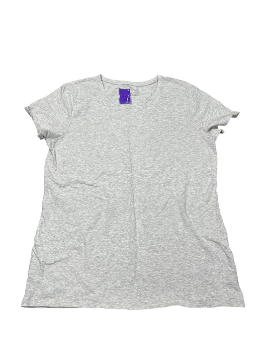 Top Ss Basic By Banana Republic In Grey, Size:Xl