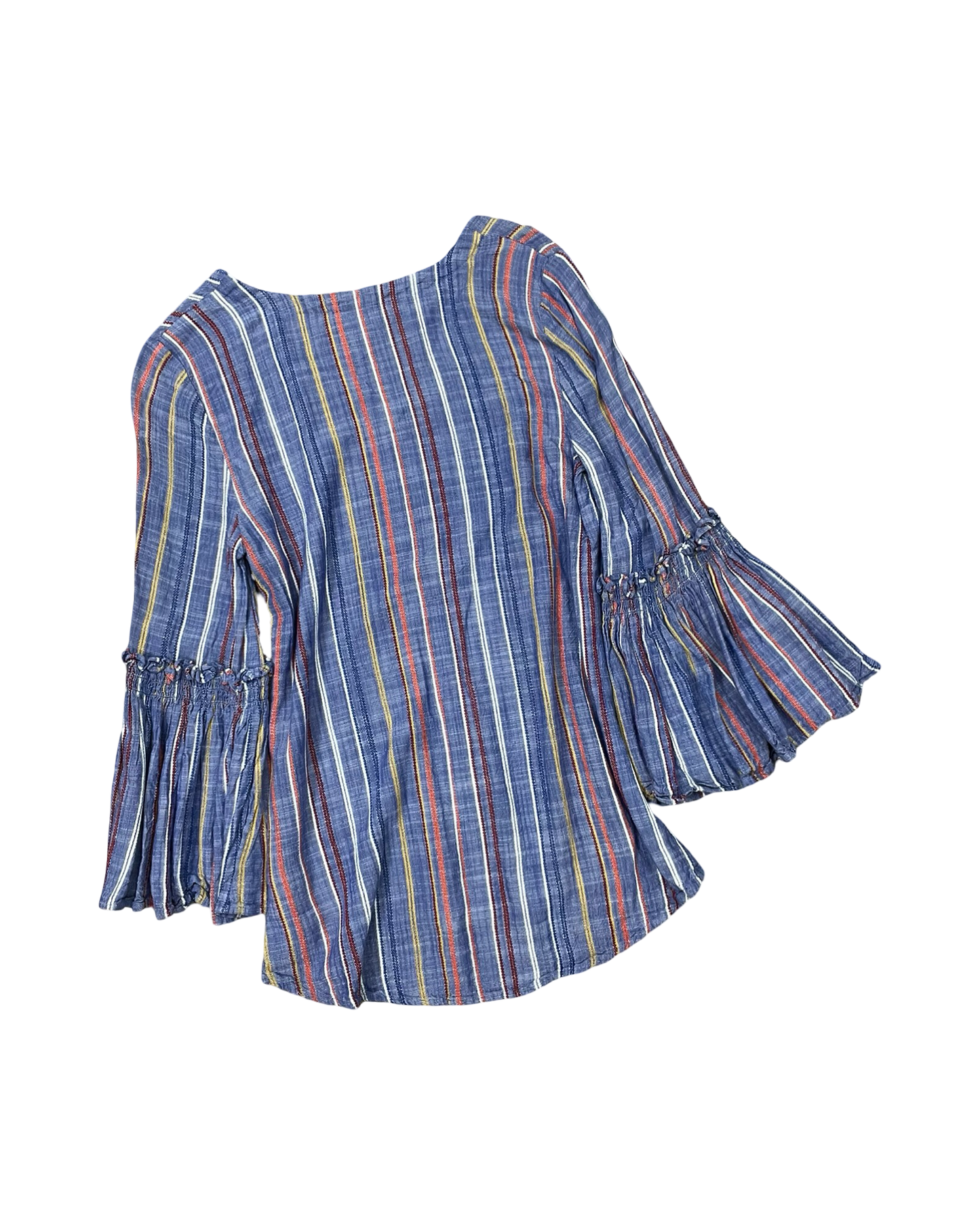 Top 3/4 Sleeve By Hilary Radley In Blue, Size:Xs