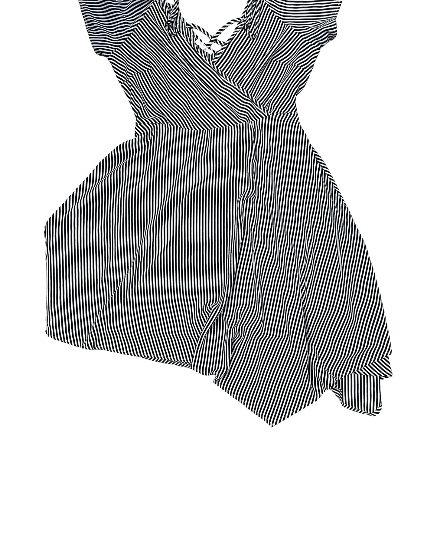 Dress Casual Midi By Maurices In Black & White, Size:M