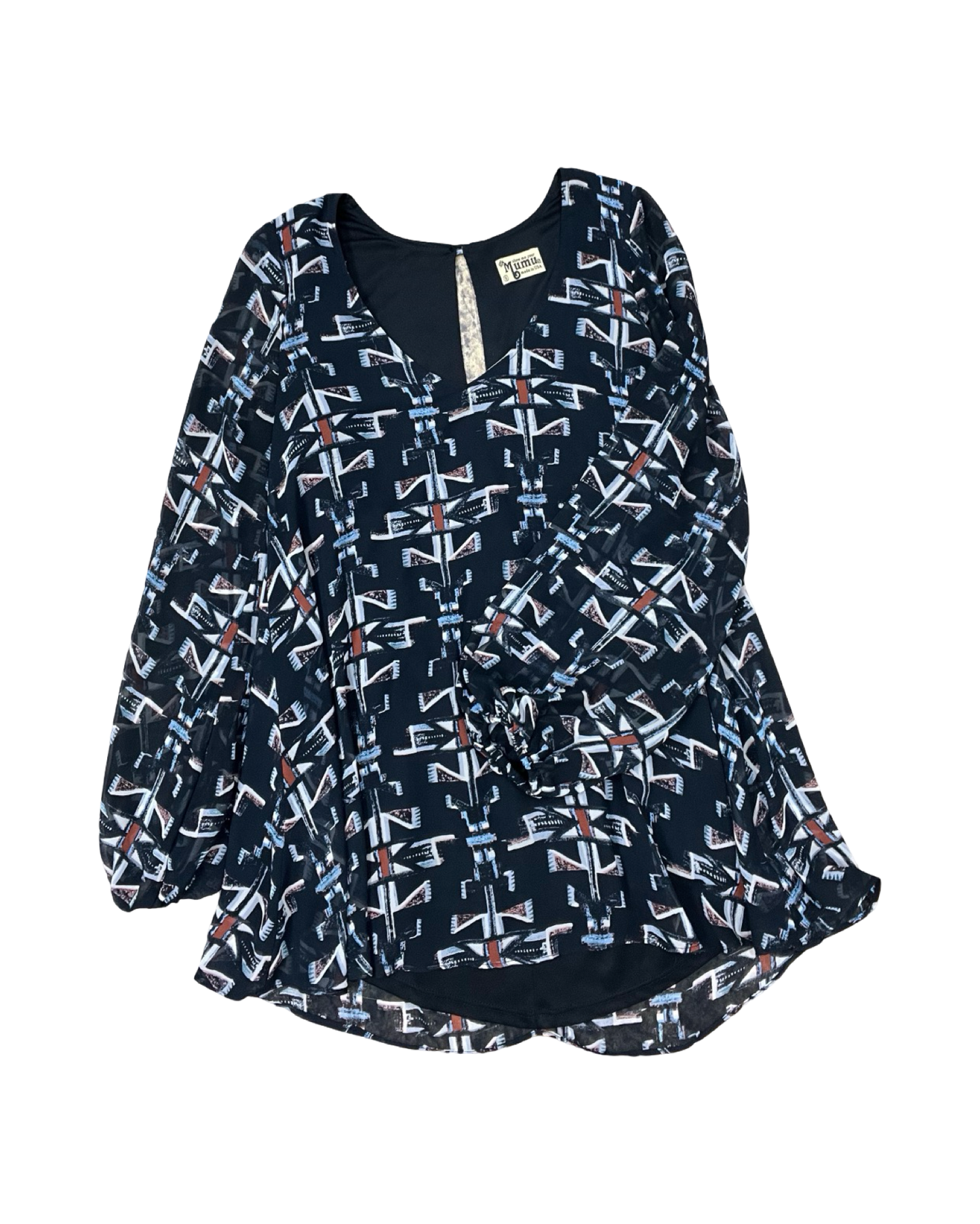 Tunic Ls By Mumu In Black, Size:S
