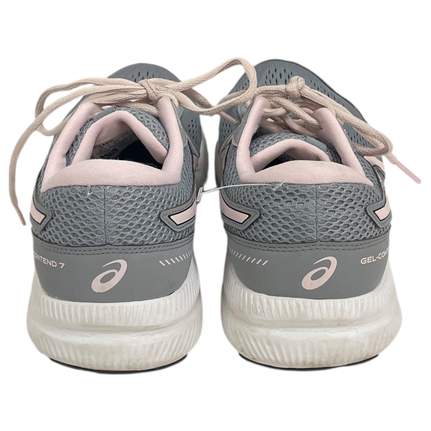 Shoes Sneakers By Asics In Grey & Pink, Size:9.5