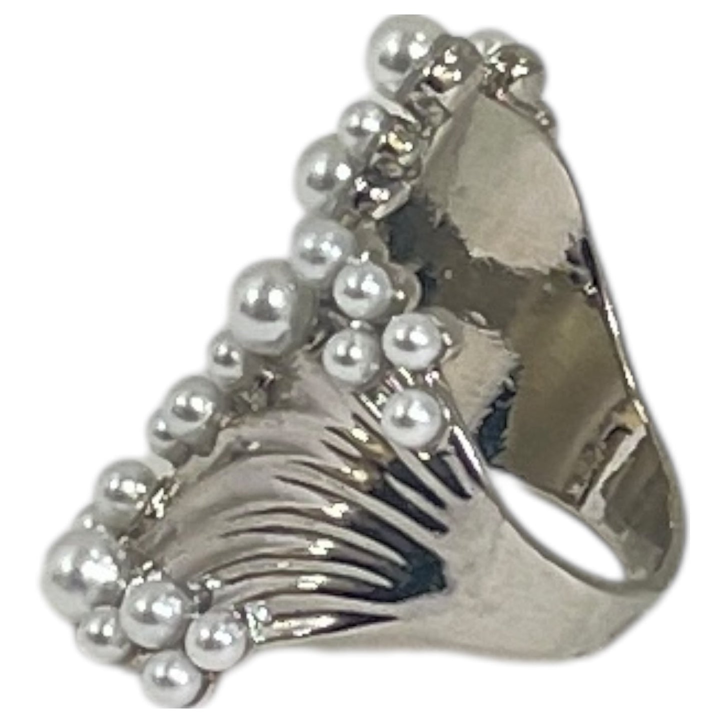 Ring Statement By Cmc In Silver, Size:7