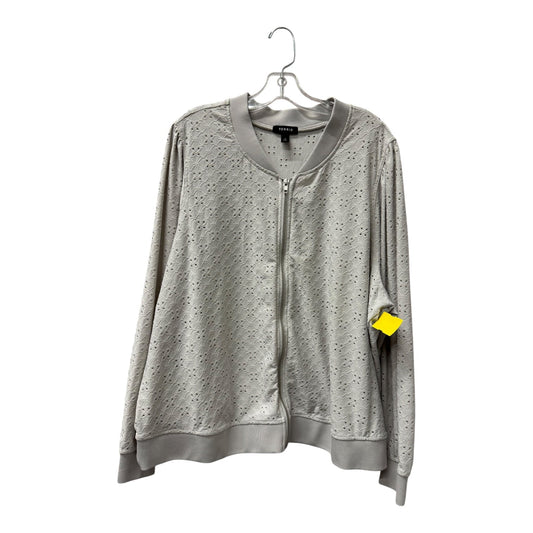 Cardigan By Torrid In Grey, Size:4X