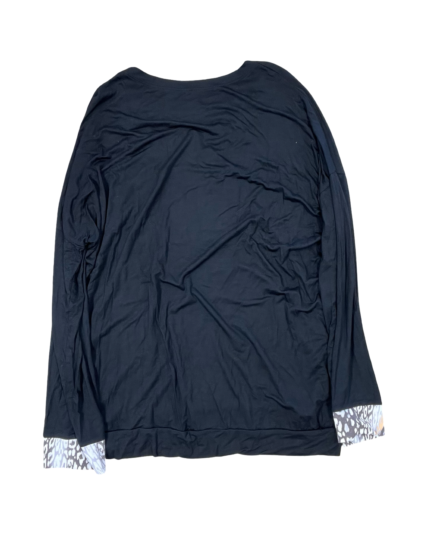 Top Ls By Celeste In Black & Orange, Size:3X