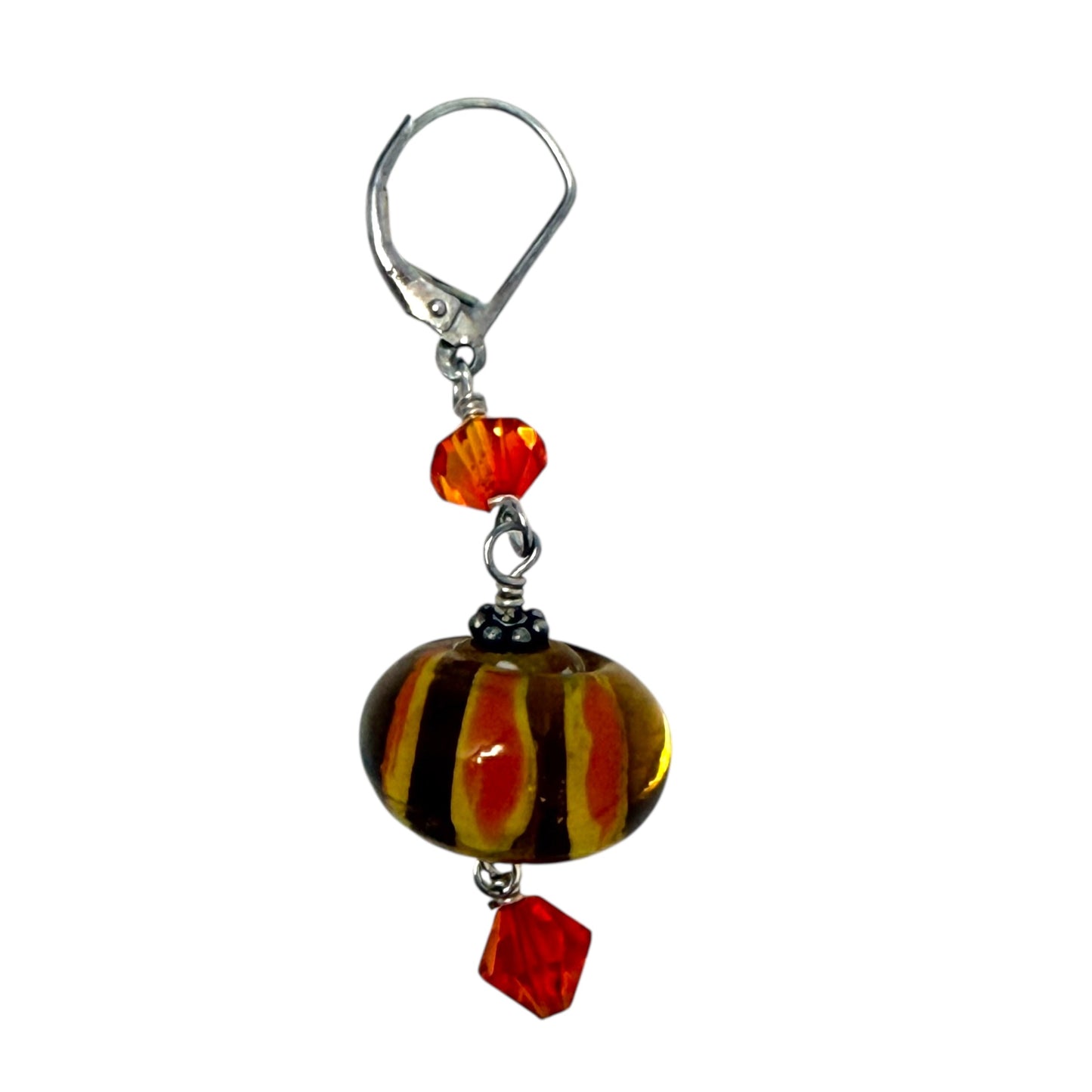 Murano Glass Beaded Dangle Earrings