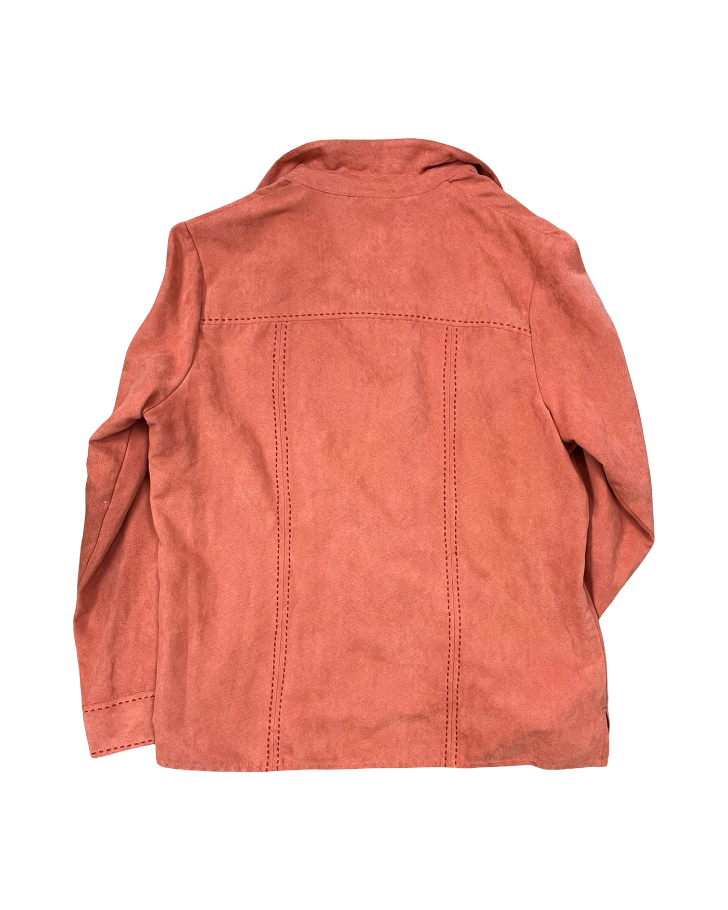 Blouse Ls By Relativity In Orange, Size:Xl