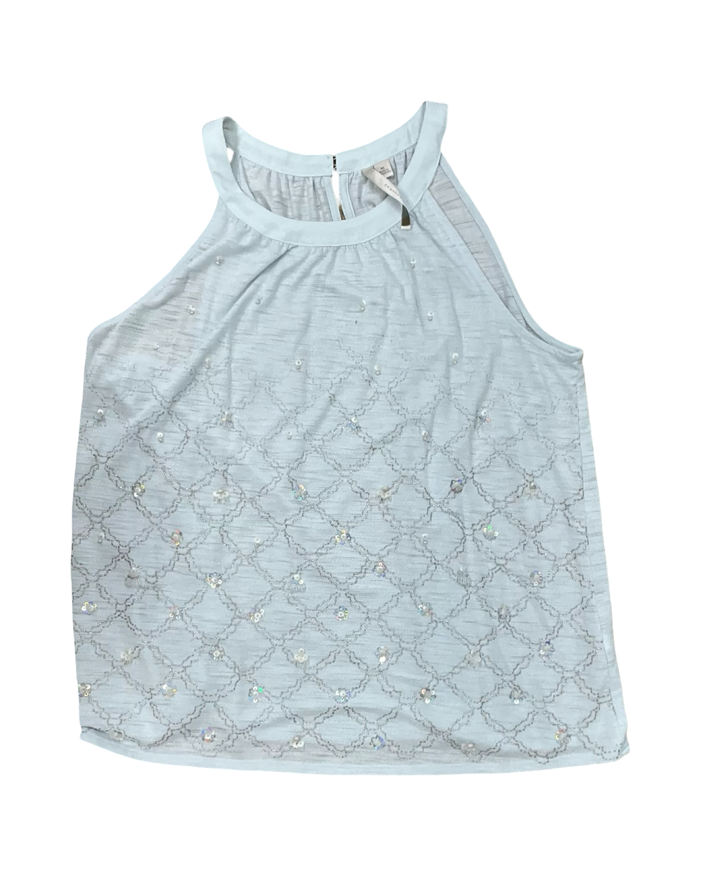 Top Sleeveless By Lc Lauren Conrad In Blue, Size:Xl