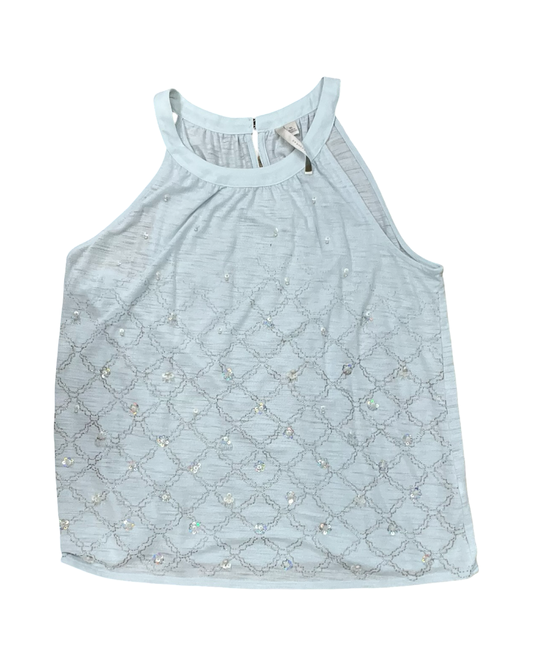 Top Sleeveless By Lc Lauren Conrad In Blue, Size:Xl