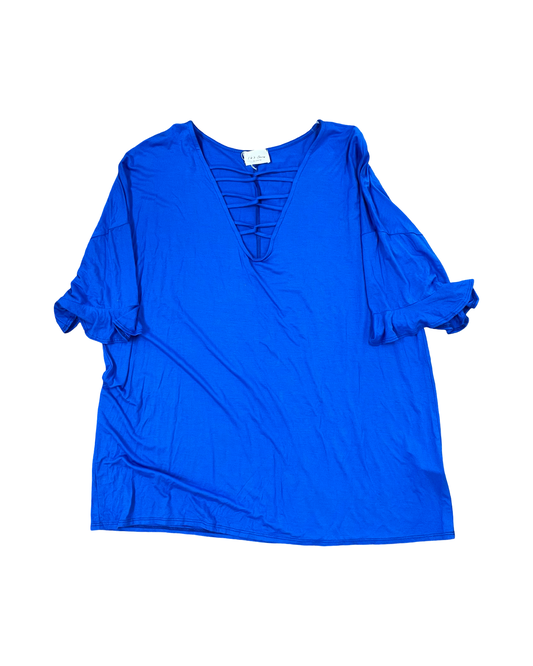 Top Ss By 143 Story In Blue, Size:3X