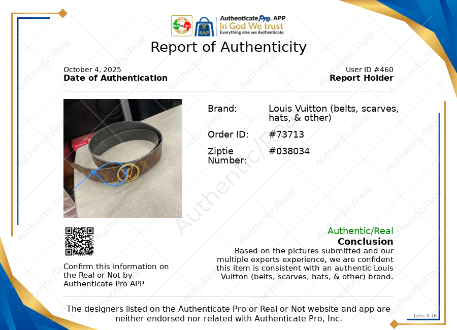 Belt Luxury Designer By Louis Vuitton