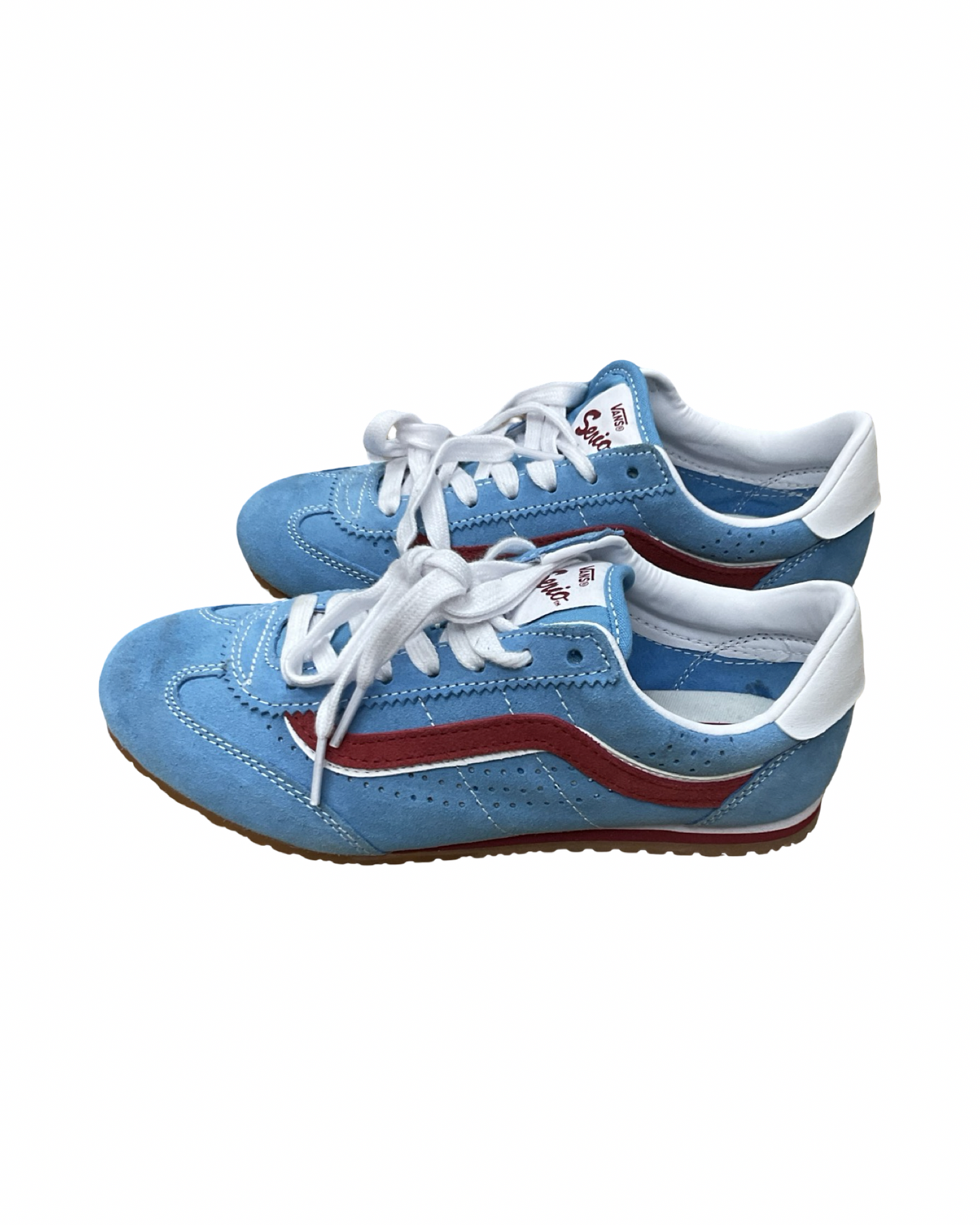 Shoes Sneakers By Vans In Blue, Size:6.5