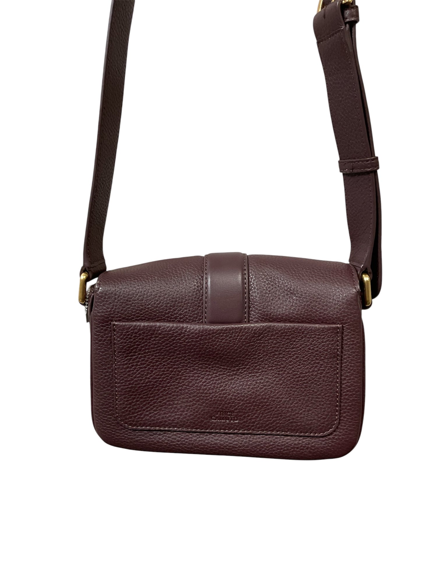 Handbag By Vince Camuto In Maroon, Size:Small