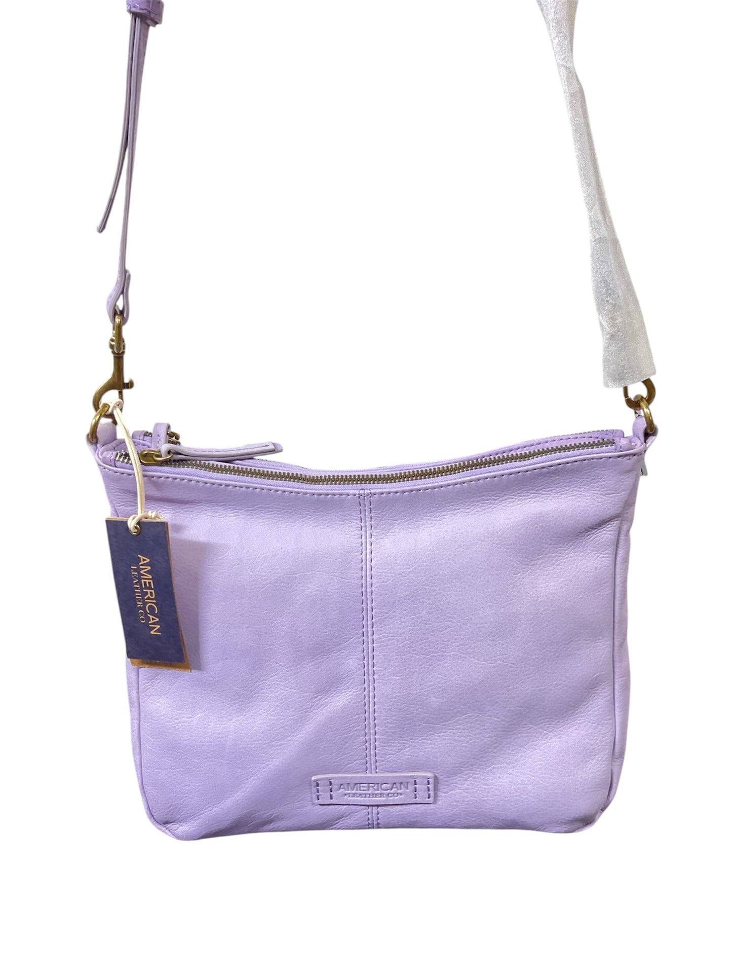 Handbag Leather By Cmc In Purple, Size:Medium