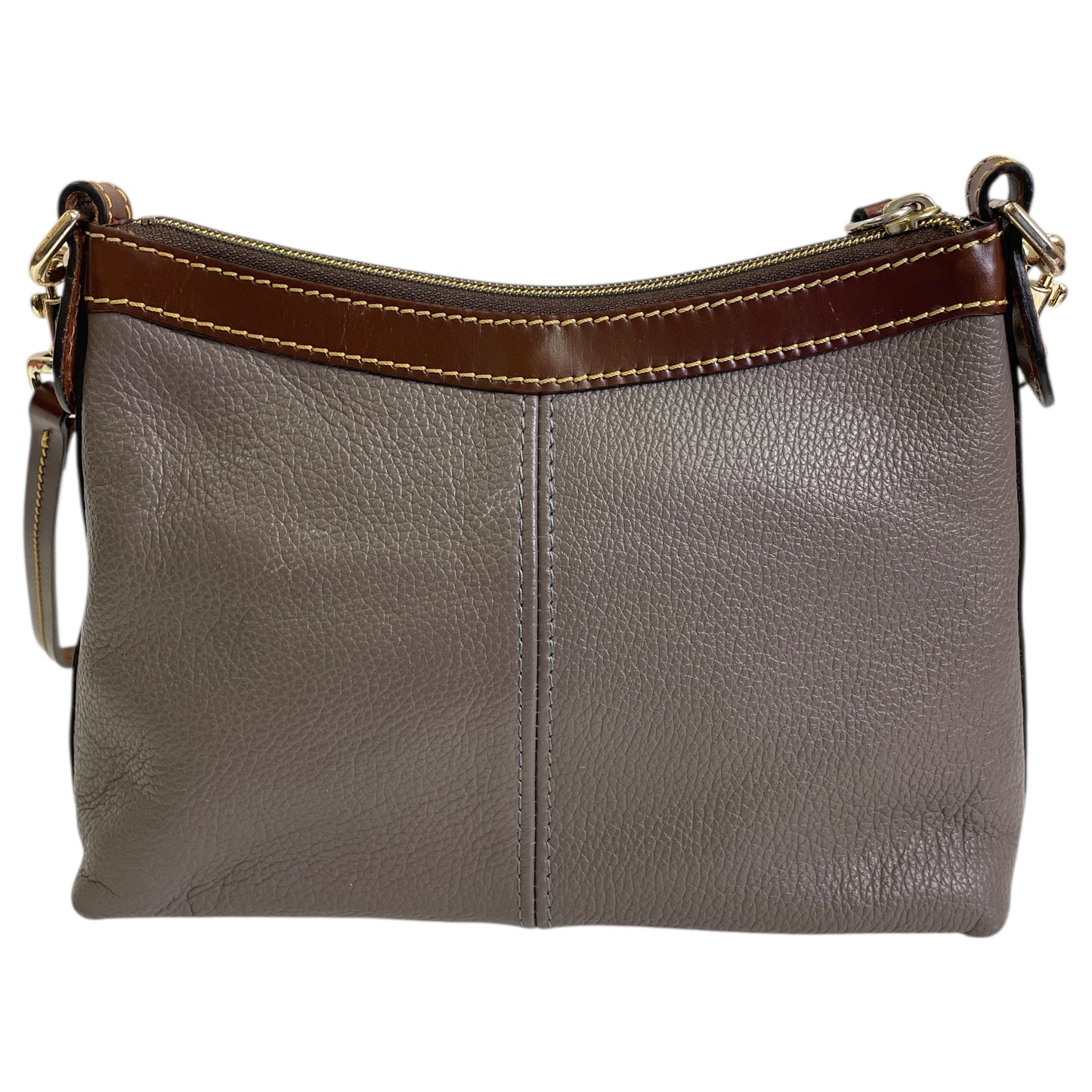 Handbag Designer By Dooney And Bourke In Beige, Size:Medium