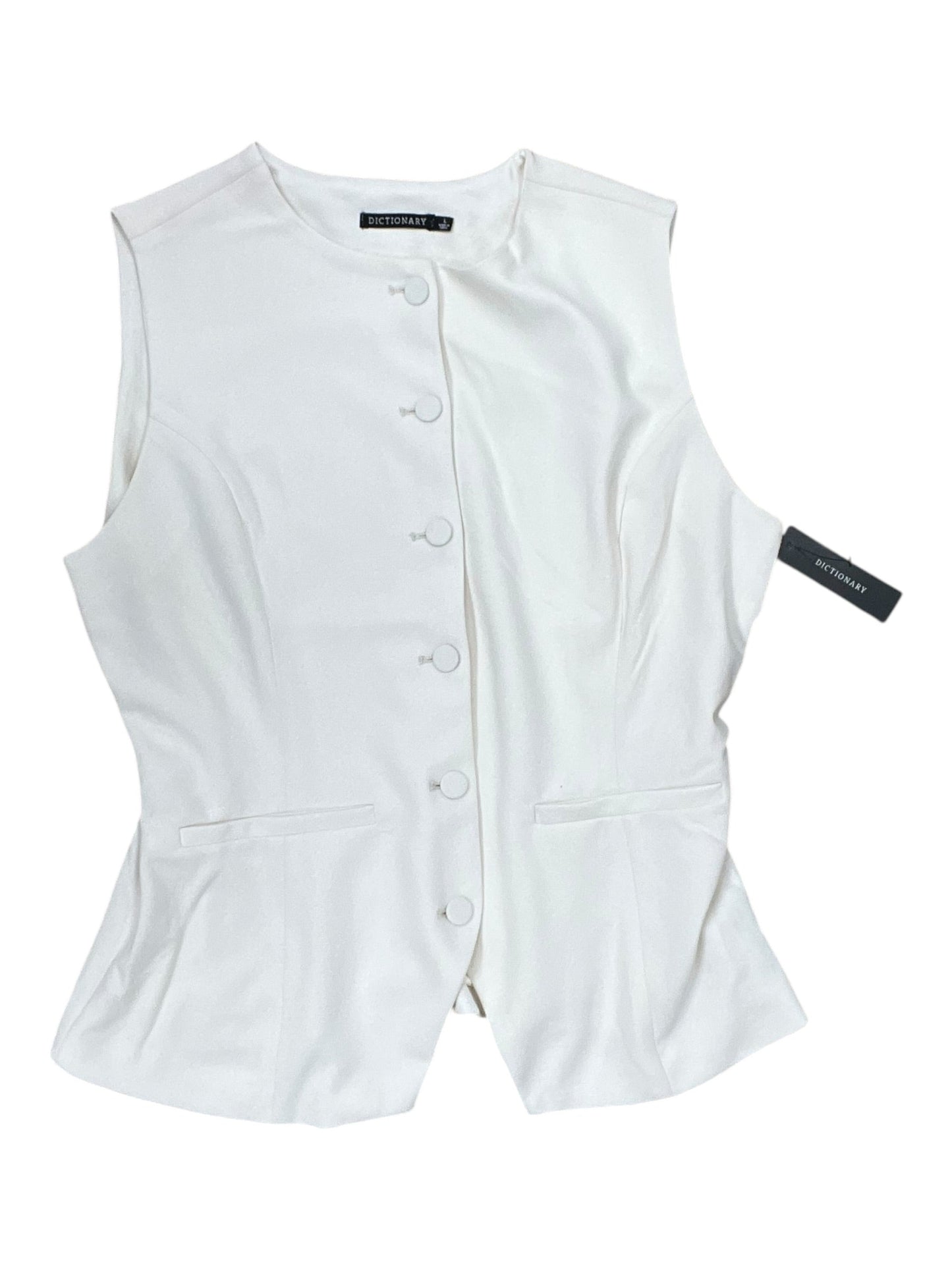 Vest Other By Cmc In White, Size:S