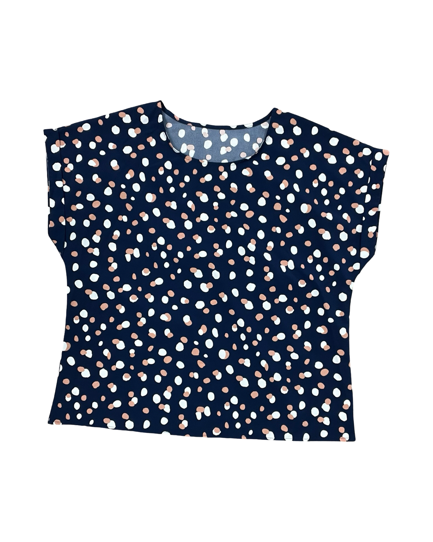 Top Ss By Clothes Mentor In Navy, Size:Xl