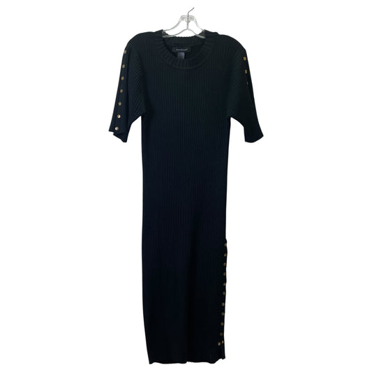 Dress Sweater By Ashley Stewart In Black, Size:1X