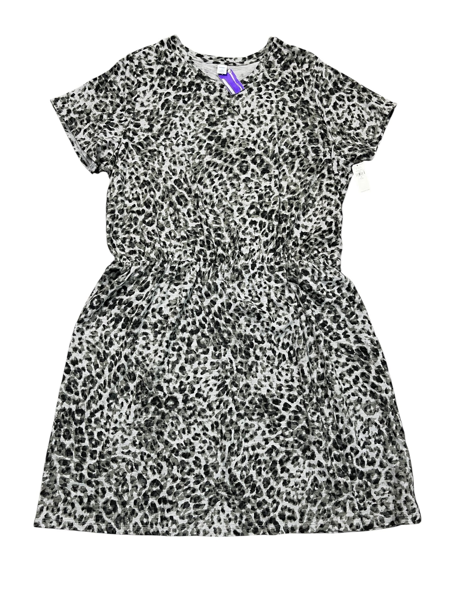 Dress Casual Short By Old Navy In Leopard Print, Size:2X
