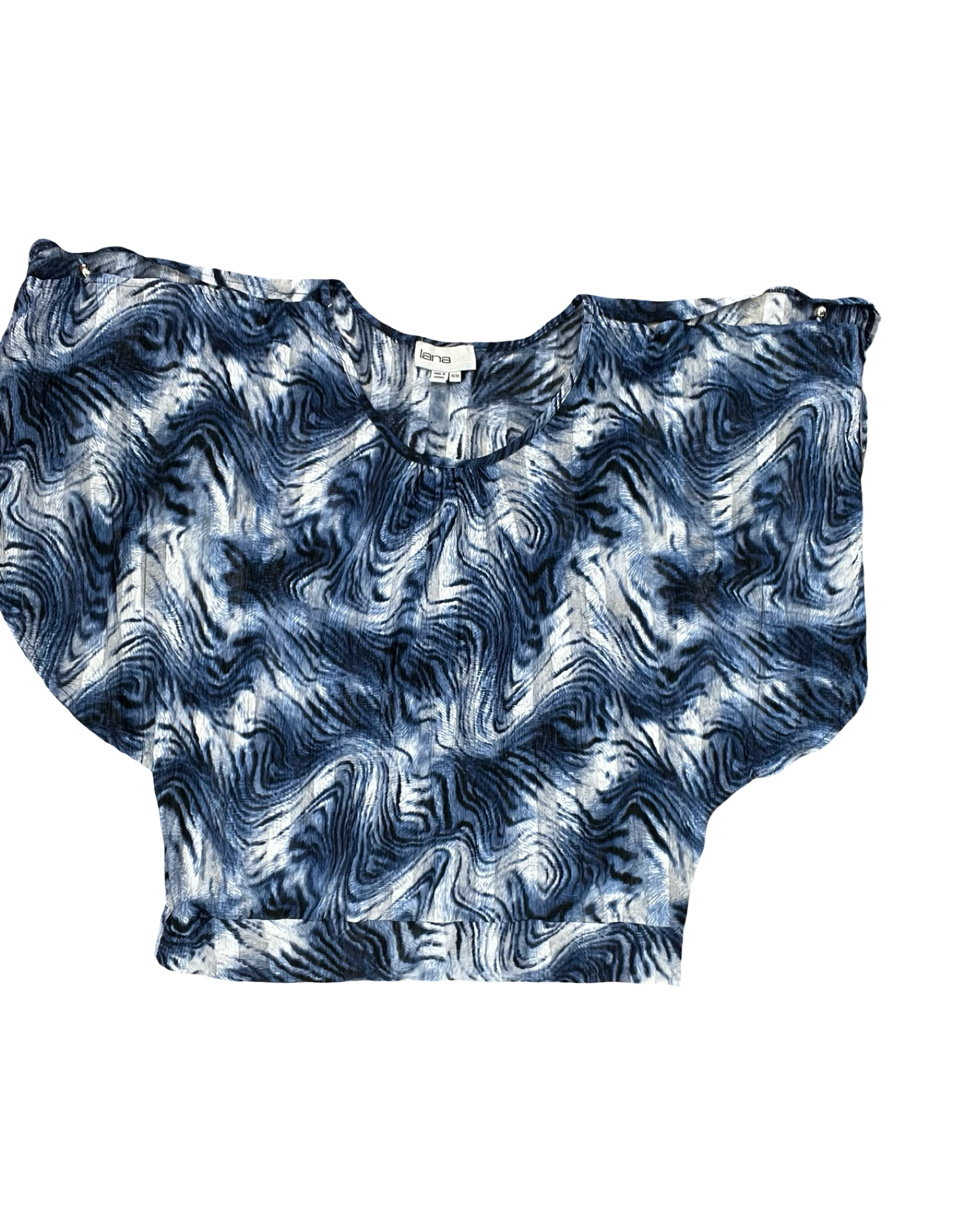Top Ss By Clothes Mentor In Blue, Size:M