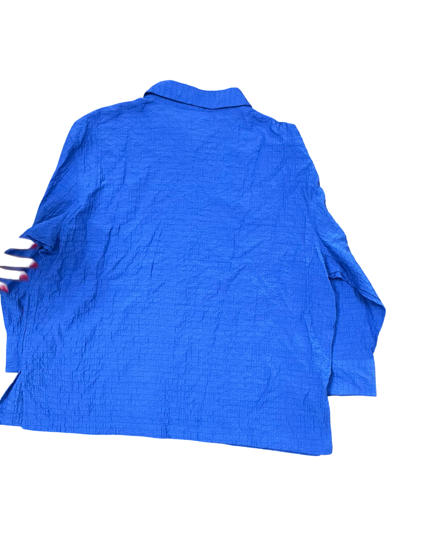 Blouse Ls By White Stag In Blue, Size:Xl