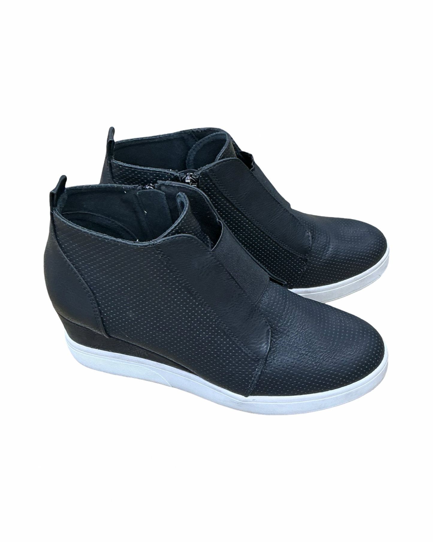 Shoes Heels Wedge By Journee In Black, Size:9.5