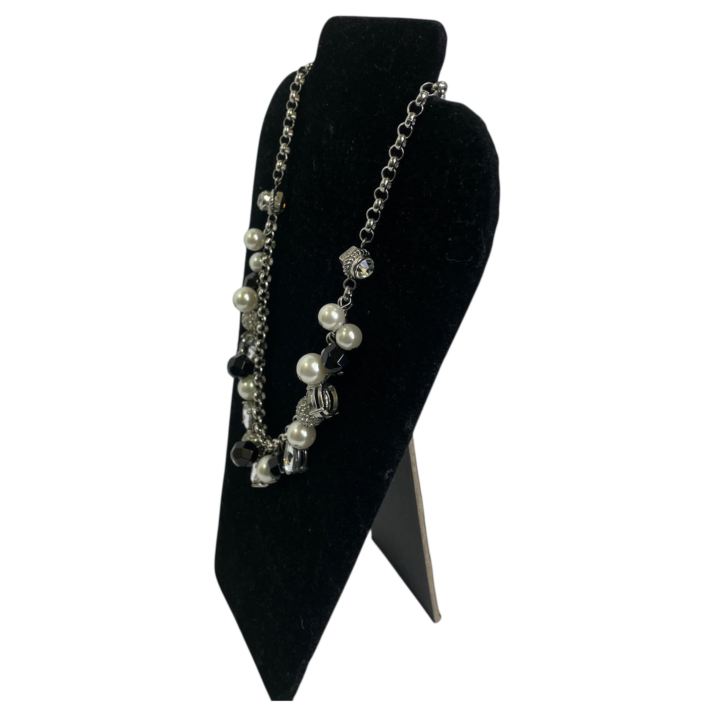 NECKLACE STATEMENT by ANN TAYLOR In BLACK & WHITE