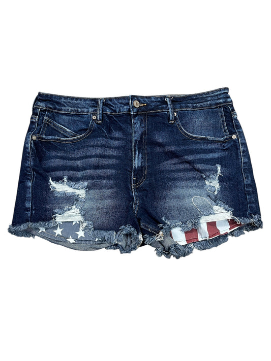 Shorts By Kancan In Blue Denim, Size:L