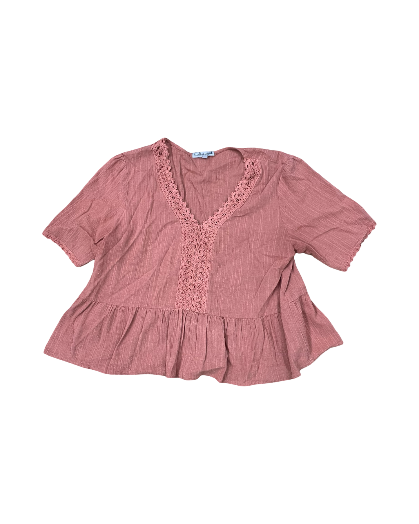 Top Ss By Wishlist In Peach, Size:L