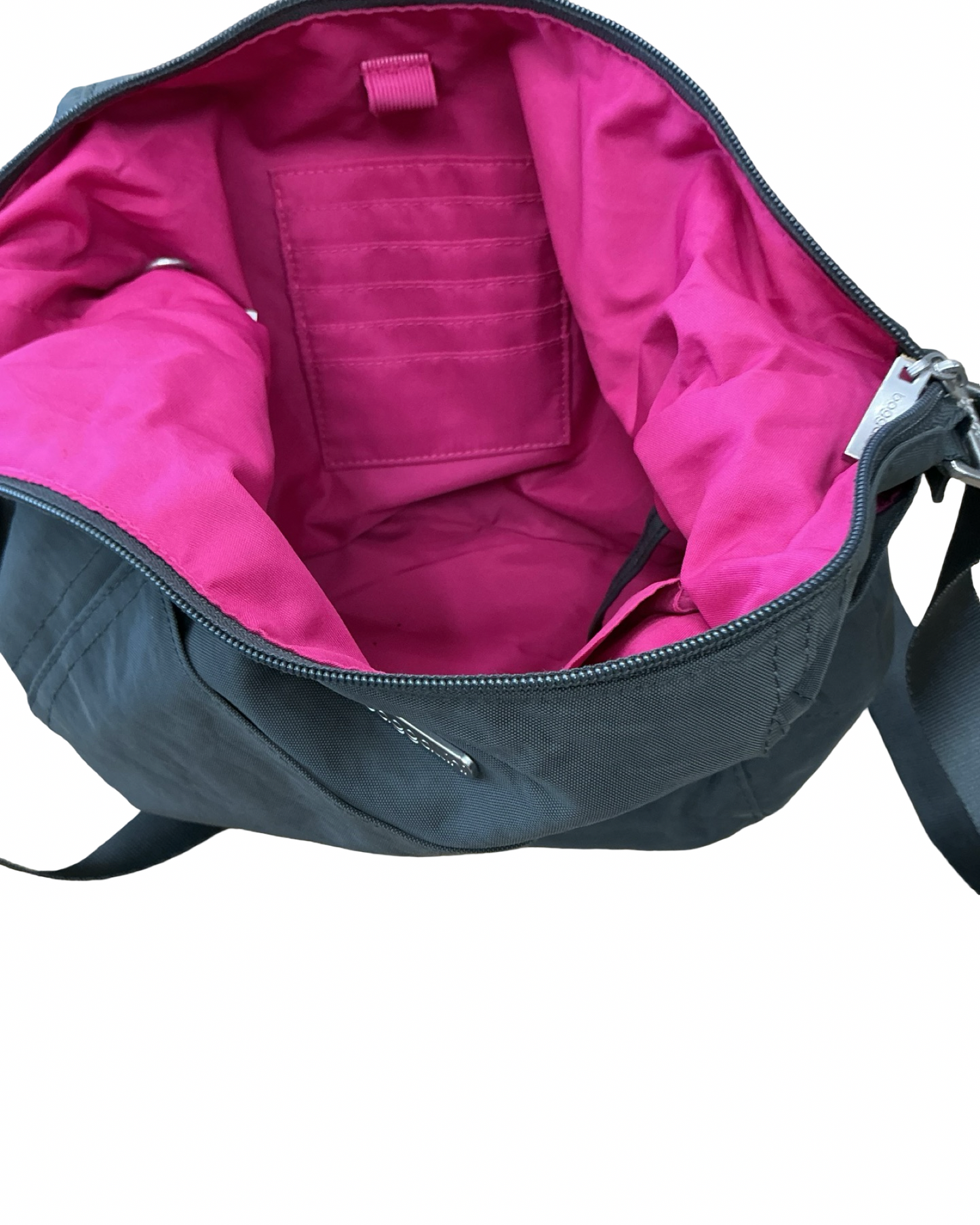 Crossbody By Baggallini In Grey & Pink, Size:Large