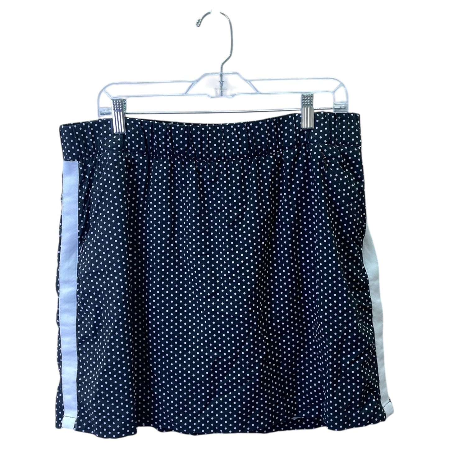 Athletic Skort By Talbots In Black & White, Size:1X