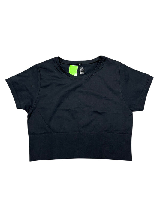 Athletic Top Ss By Aerie In Black, Size:L