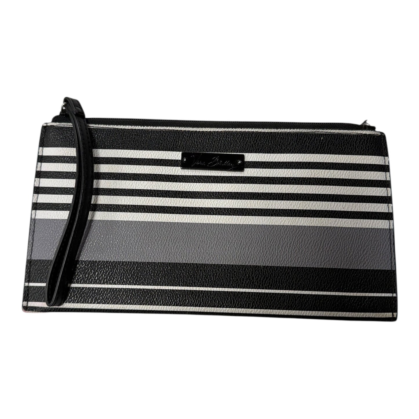 Wristlet By Vera Bradley In Black & Grey, Size:Medium