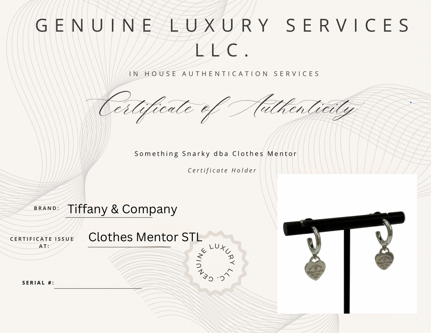 Tiffany & Company Return To Tiffany Heart Diamond Luxury Earrings