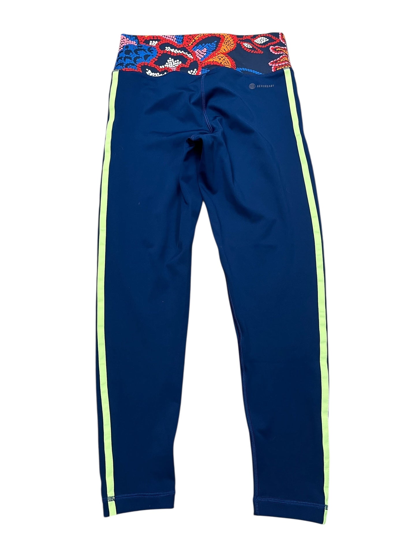Athletic Leggings By Adidas In Blue, Size:M