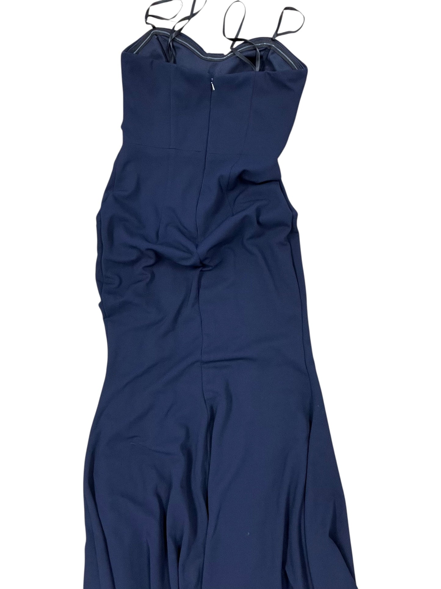 Dress Party Long By Aqua In Navy, Size:0