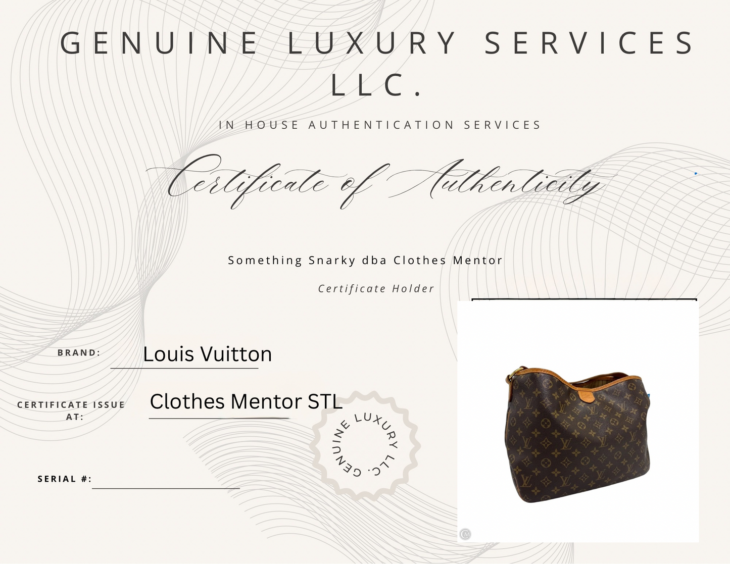 Louis Vuitton Delightful MM Hobo Luxury Handbag