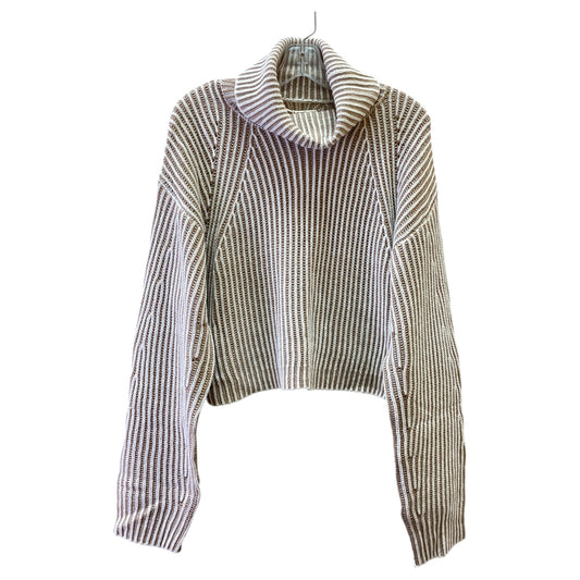 Sweater By Blanknyc In Tan & White, Size:M