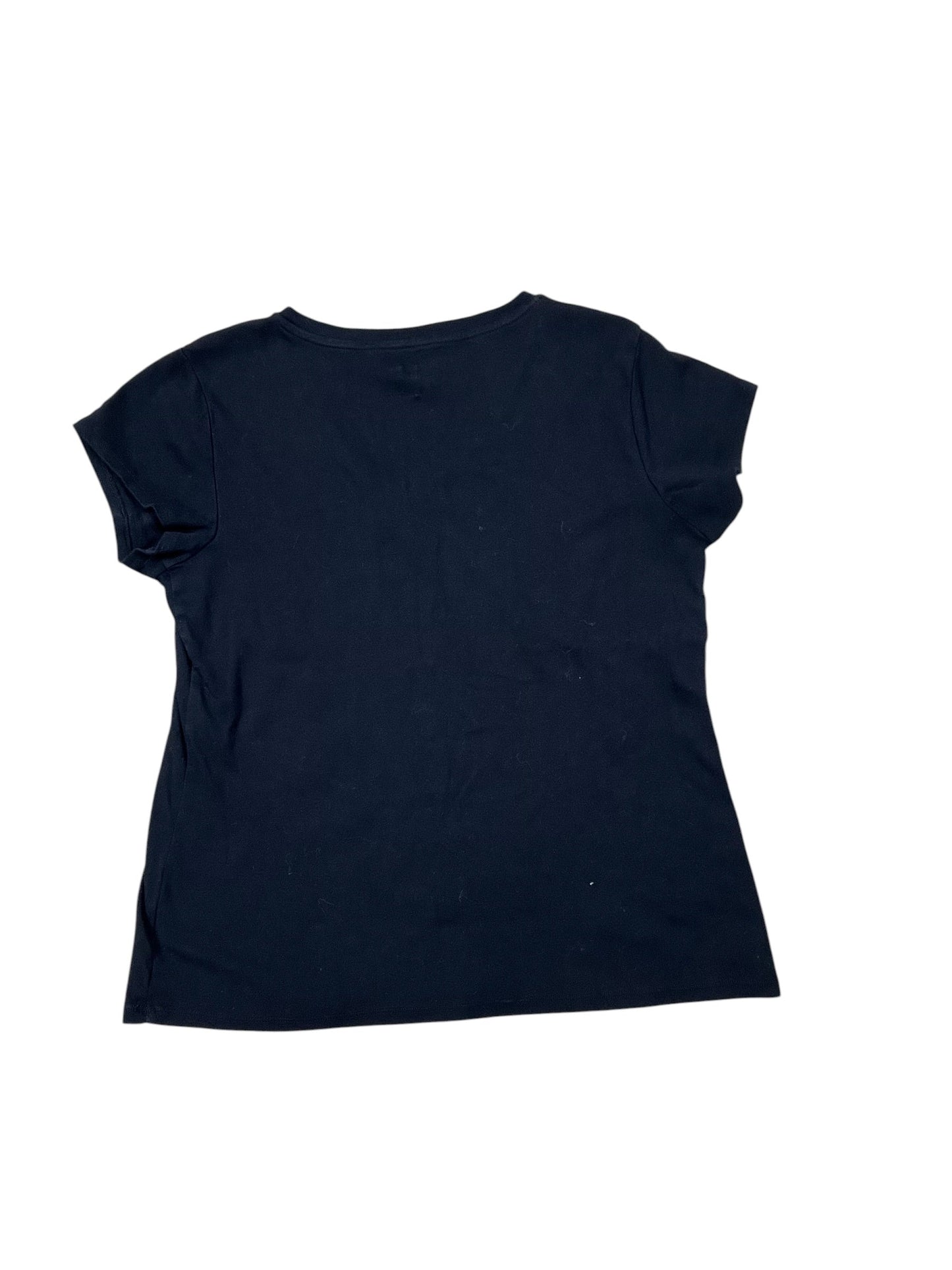 Top Ss By Liz Claiborne In Black, Size:Xl